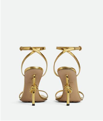 Shop BOTTEGA VENETA Plain Leather Sandals by jkjstore