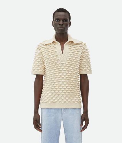 Afficher une grande image du produit 1 - Polo En Laine Fish Scale