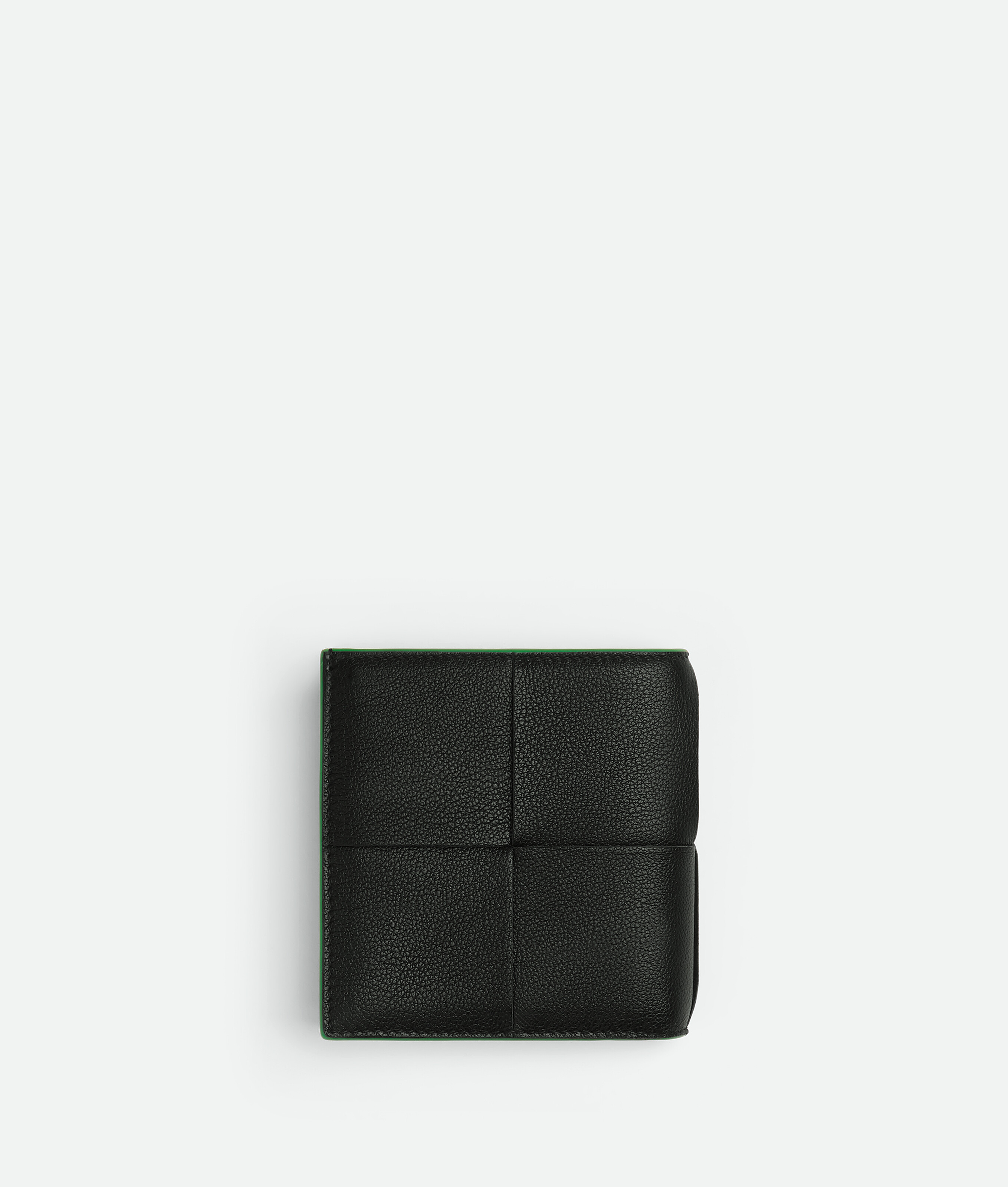 Shop Bottega Veneta Cassette Slim Bi-fold Wallet In Black