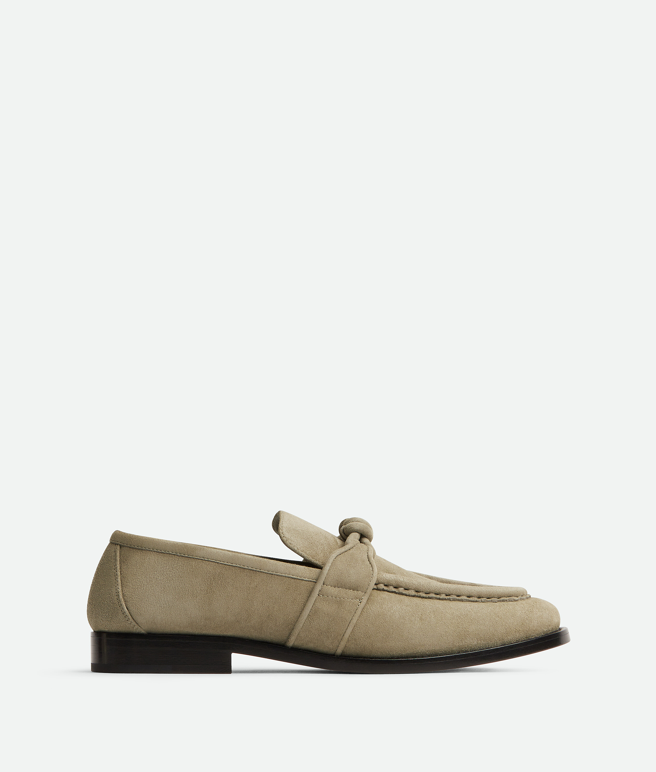 Shop Bottega Veneta Mocassin Astaire In Taupe