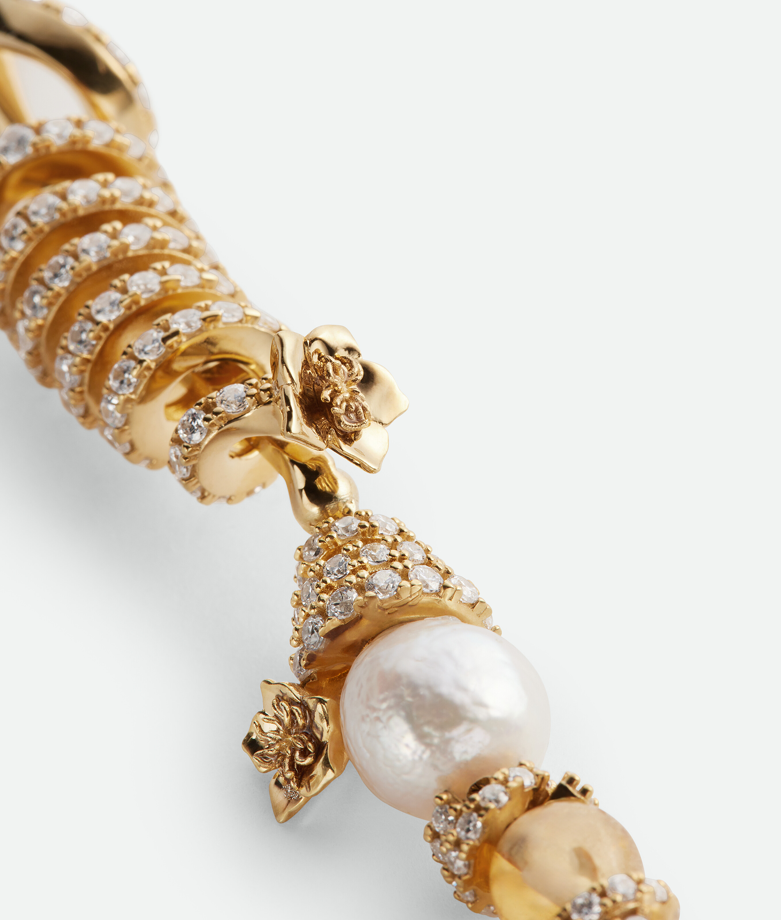 Bottega Veneta Twist Halskette In Gold