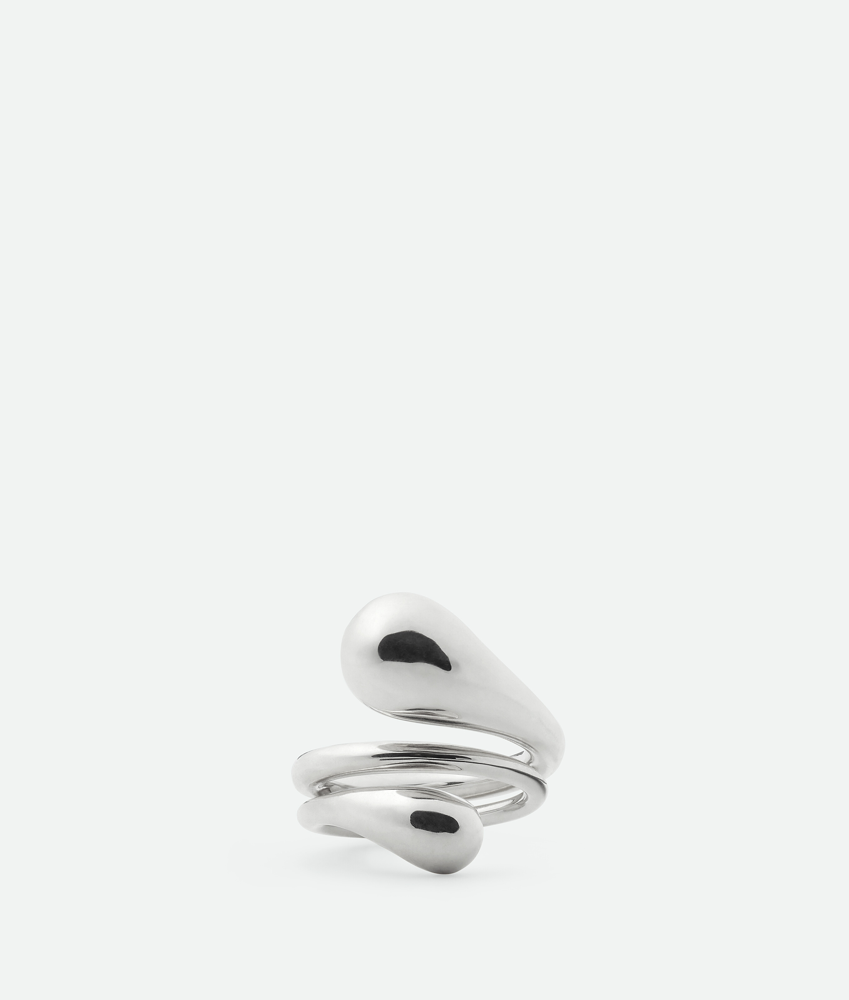 Bottega Veneta Drop Ring - Silver - Woman - N