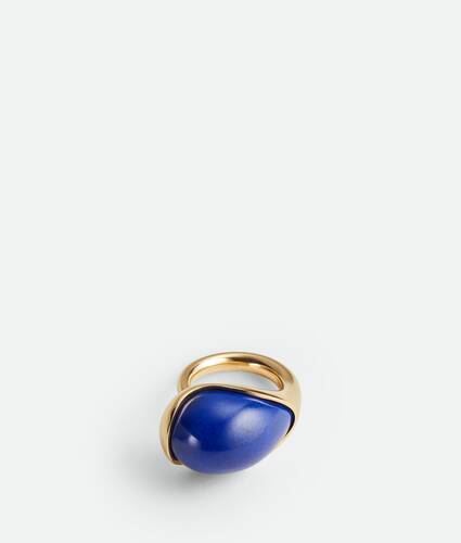 Display a large version of the product image 1 - Drop Ring With Lapis Stone