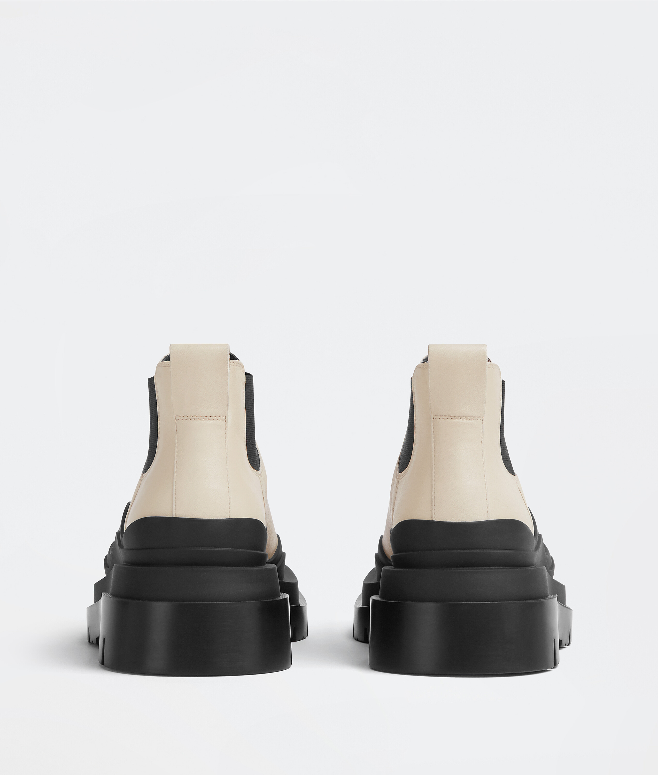 Shop Bottega Veneta Tire Ankle Chelsea Boot In Blanc