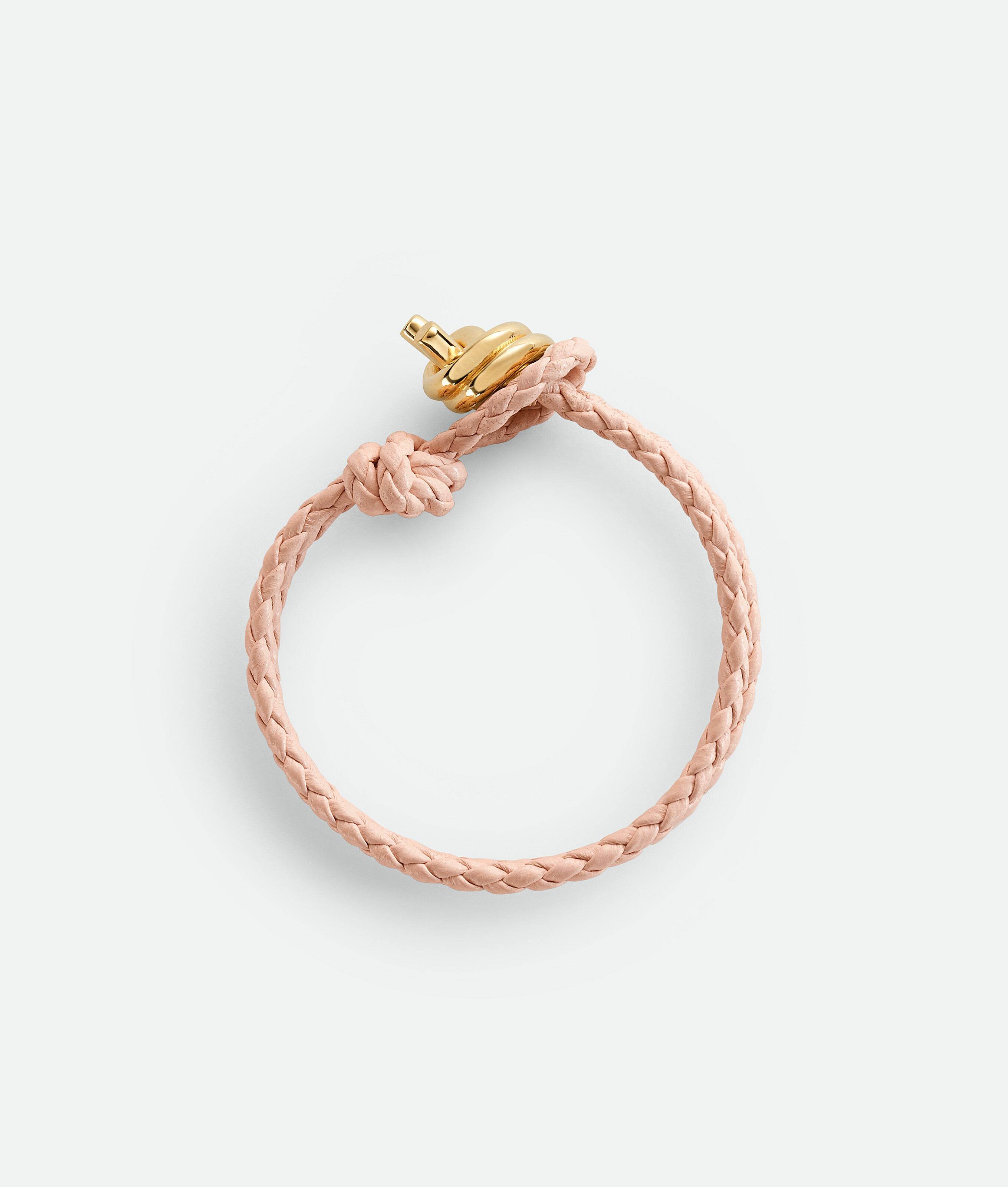 Bottega Veneta Knot Lederarmband In Cameo