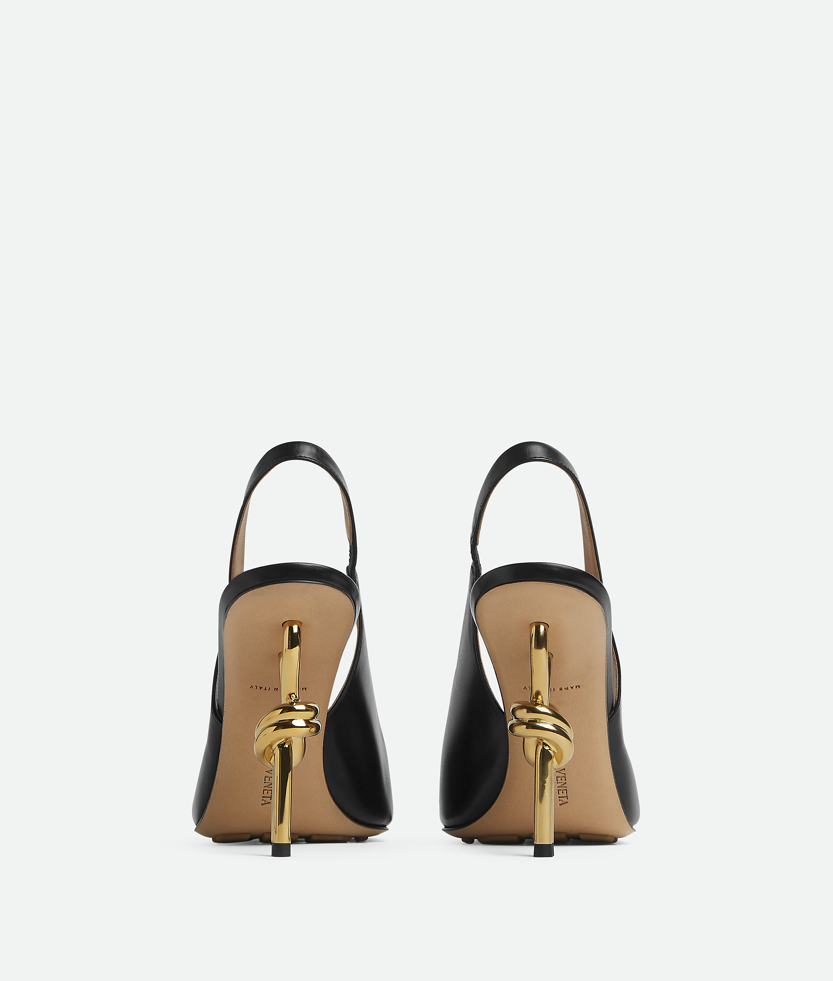 Shop Bottega Veneta Knot Pumps In Black