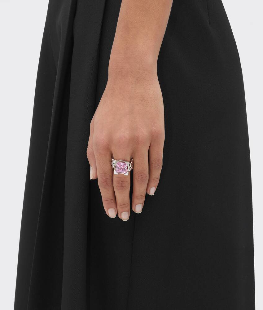 粉红色dchains链式戒指| 葆蝶家bottega veneta03 us