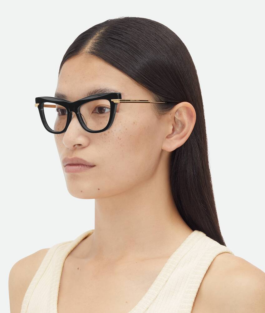 Bottega Veneta - FACET ACETATE CAT EYE SUNGLASSES