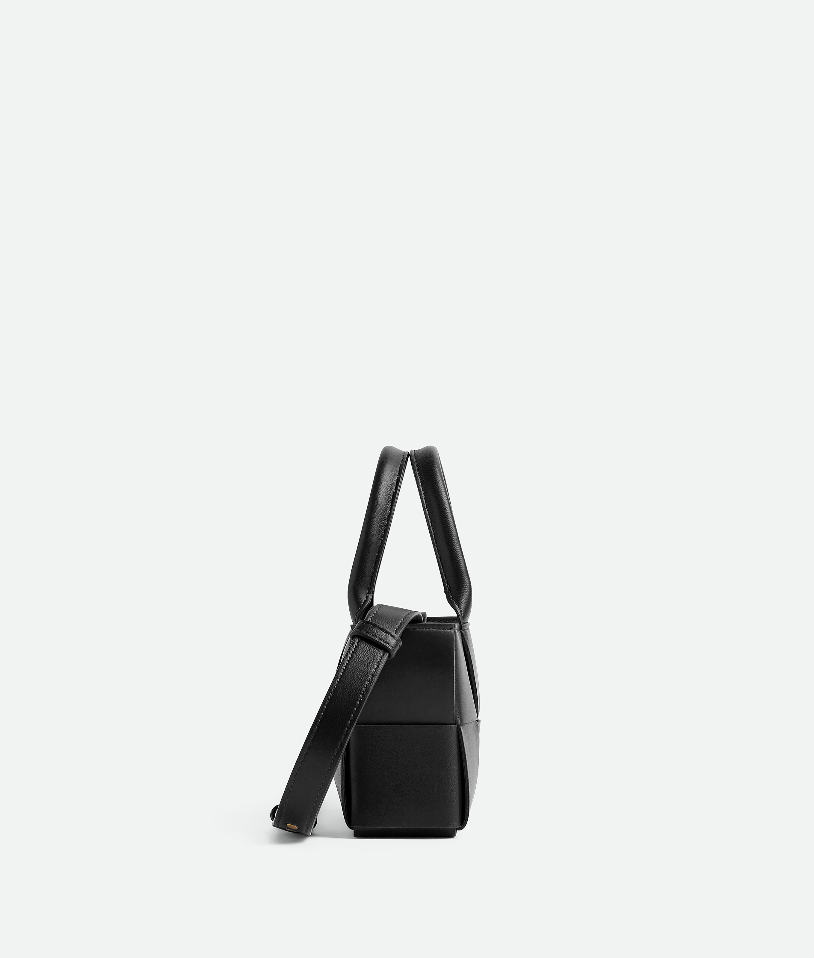 Bottega Veneta Mini East-west Arco Tote In Black