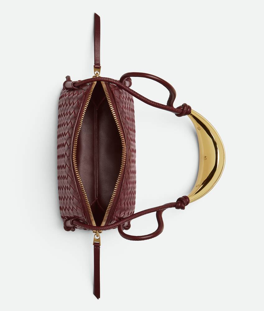 【関税送料込】BOTTEGA VENETA Concert Pouch Barolo Bottega Veneta Intrecciato Concert Pouch in Barolo & Gold | FWRD