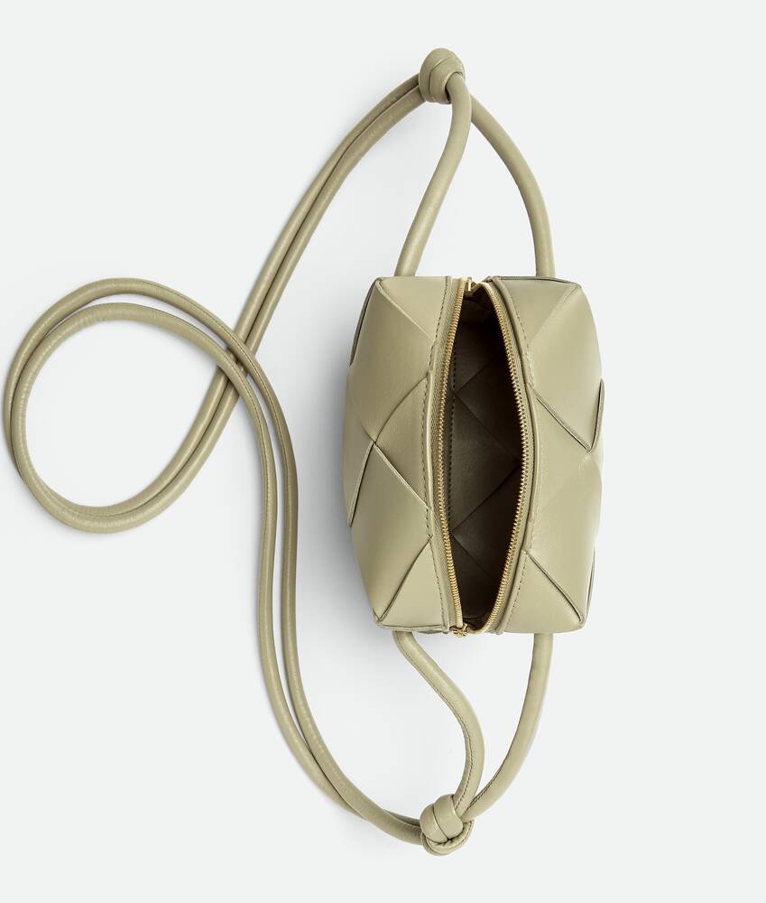 Bottega Veneta® Women's Mini Cassette Cross-Body Bag in Travertine