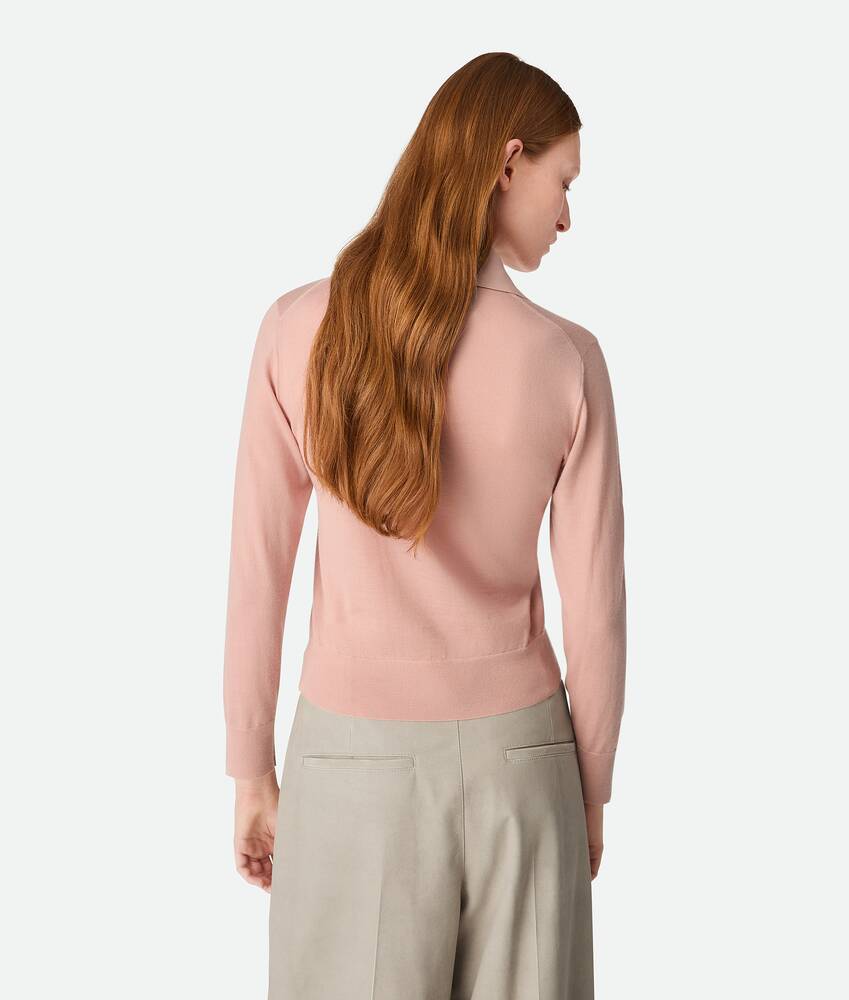 Display a large version of the product image 3 - Light Fine Cashmere Polo