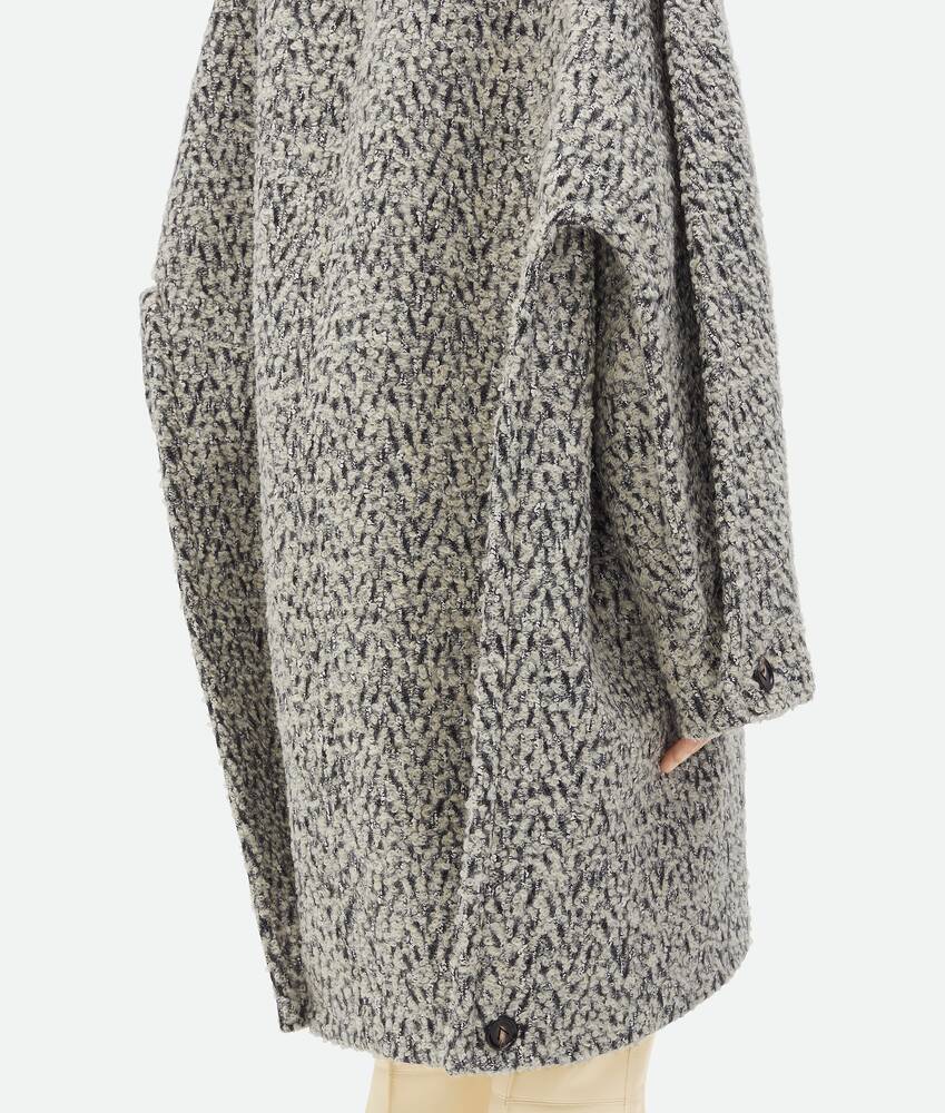 Display a large version of the product image 5 - Wool Boucle Chevron Coat