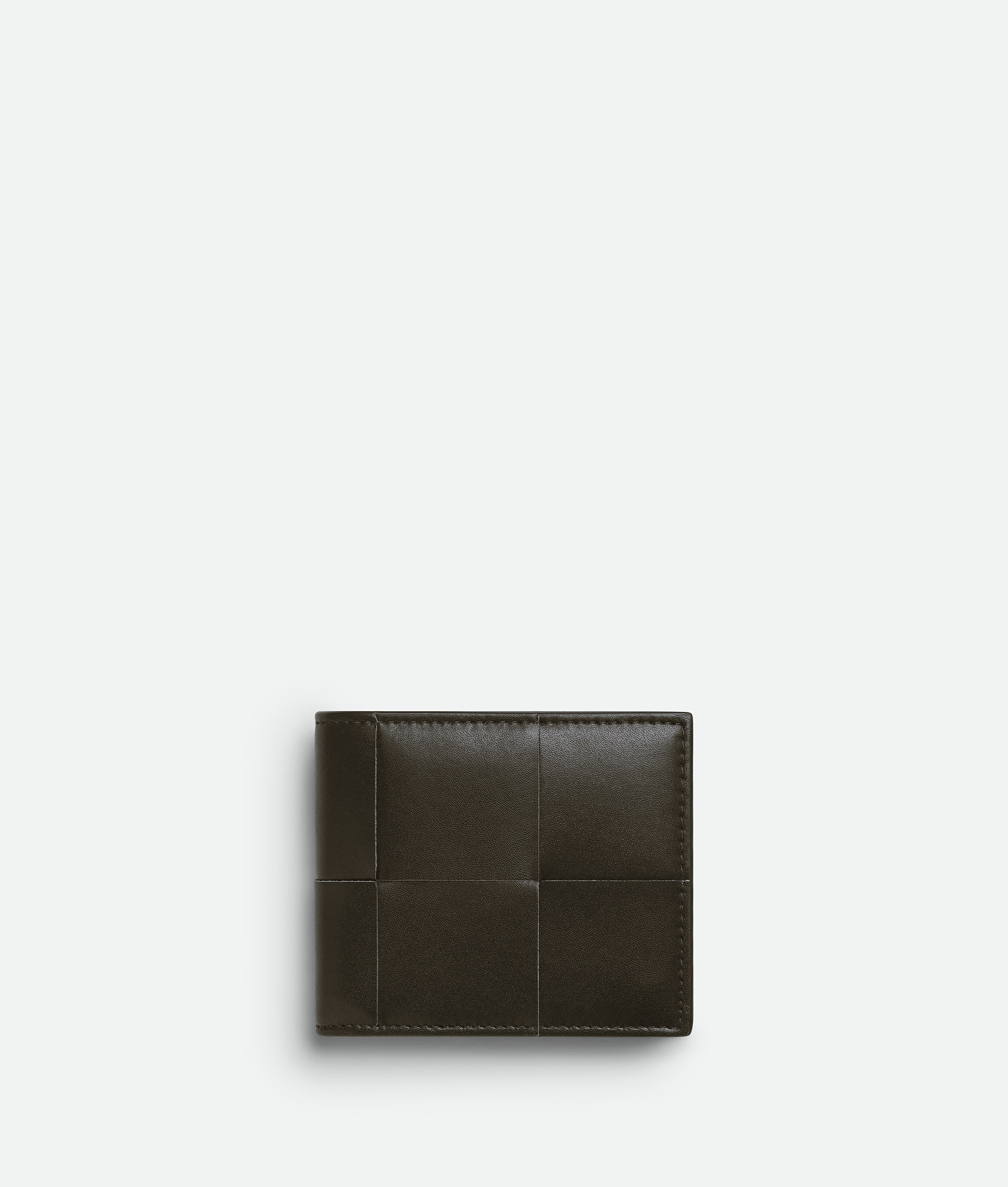 Bottega Veneta Cassette Bi-fold Wallet In Kaki/light Butterscotch