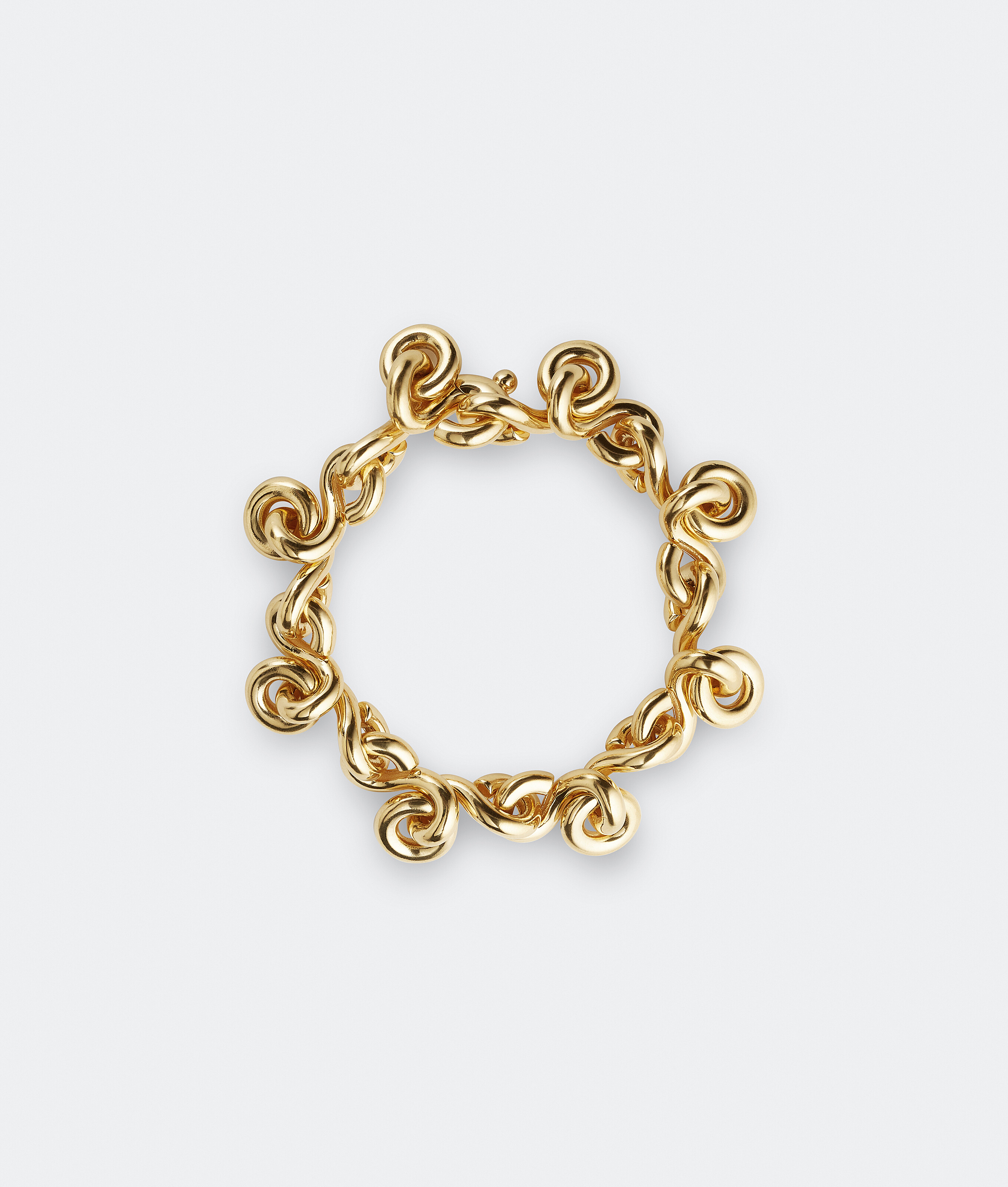 Bottega Veneta® Men's Intreccio Bracelet in Yellow Gold. Shop online now.