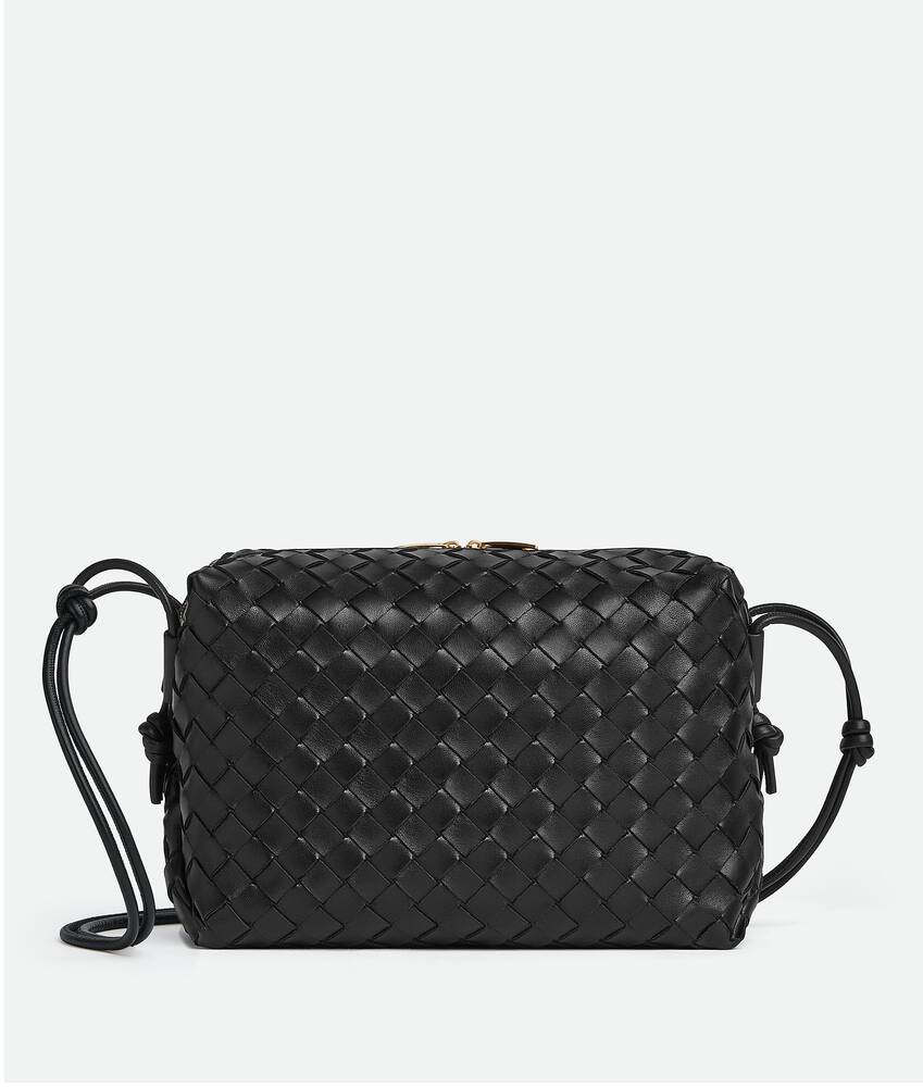 Bottega Veneta® Medium Loop Camera Bag in Black. Shop online now.