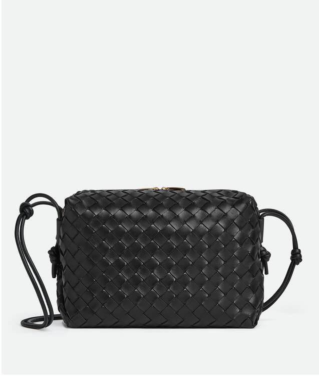 Bottega Veneta® Women's Medium Loop Camera Bag in Black. Shop online now.