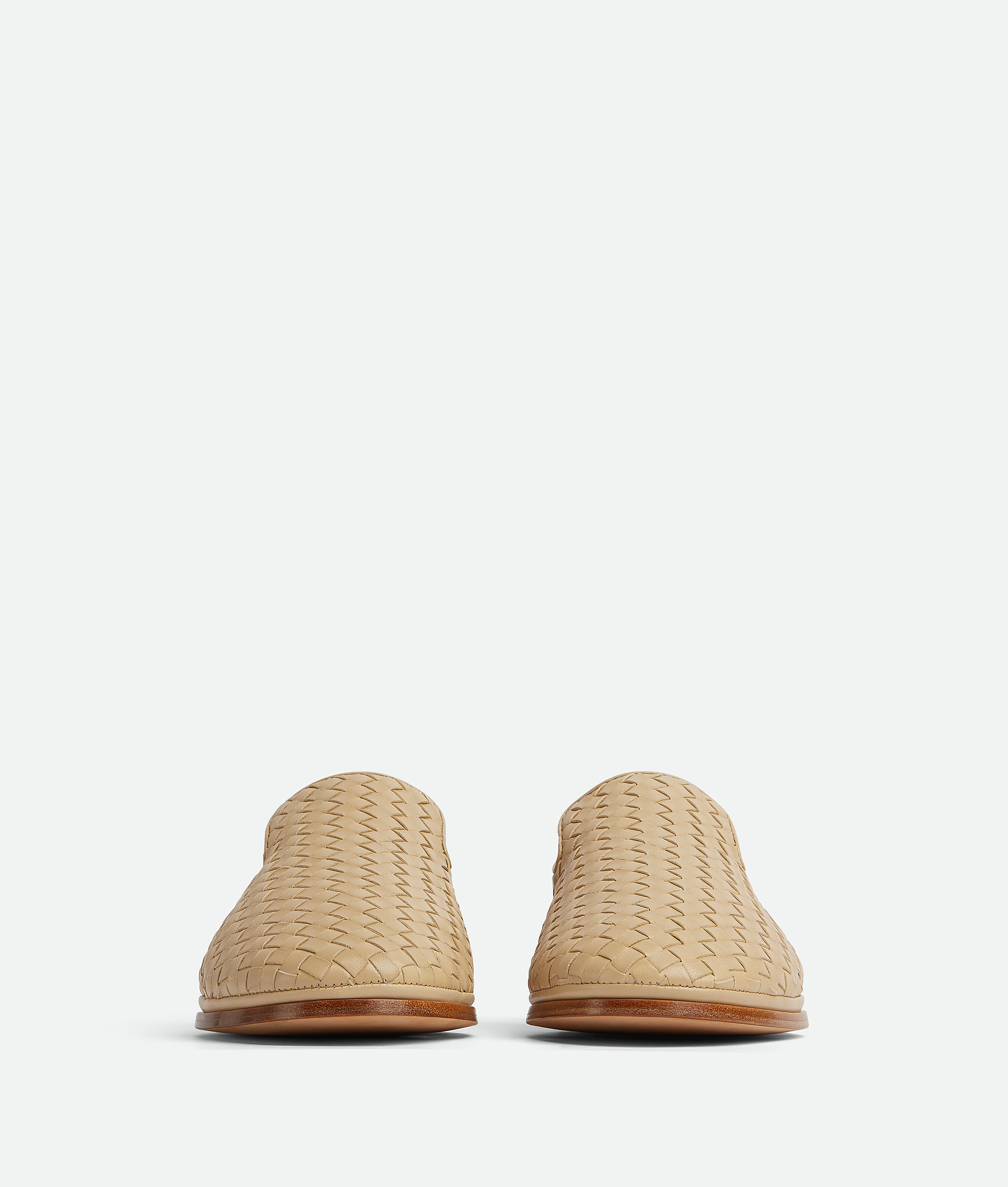 Shop Bottega Veneta Sunday Slipper In Beige