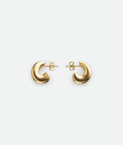 Bottega Veneta® Women's Drop Earrings in Yellow Gold. Shop online now.