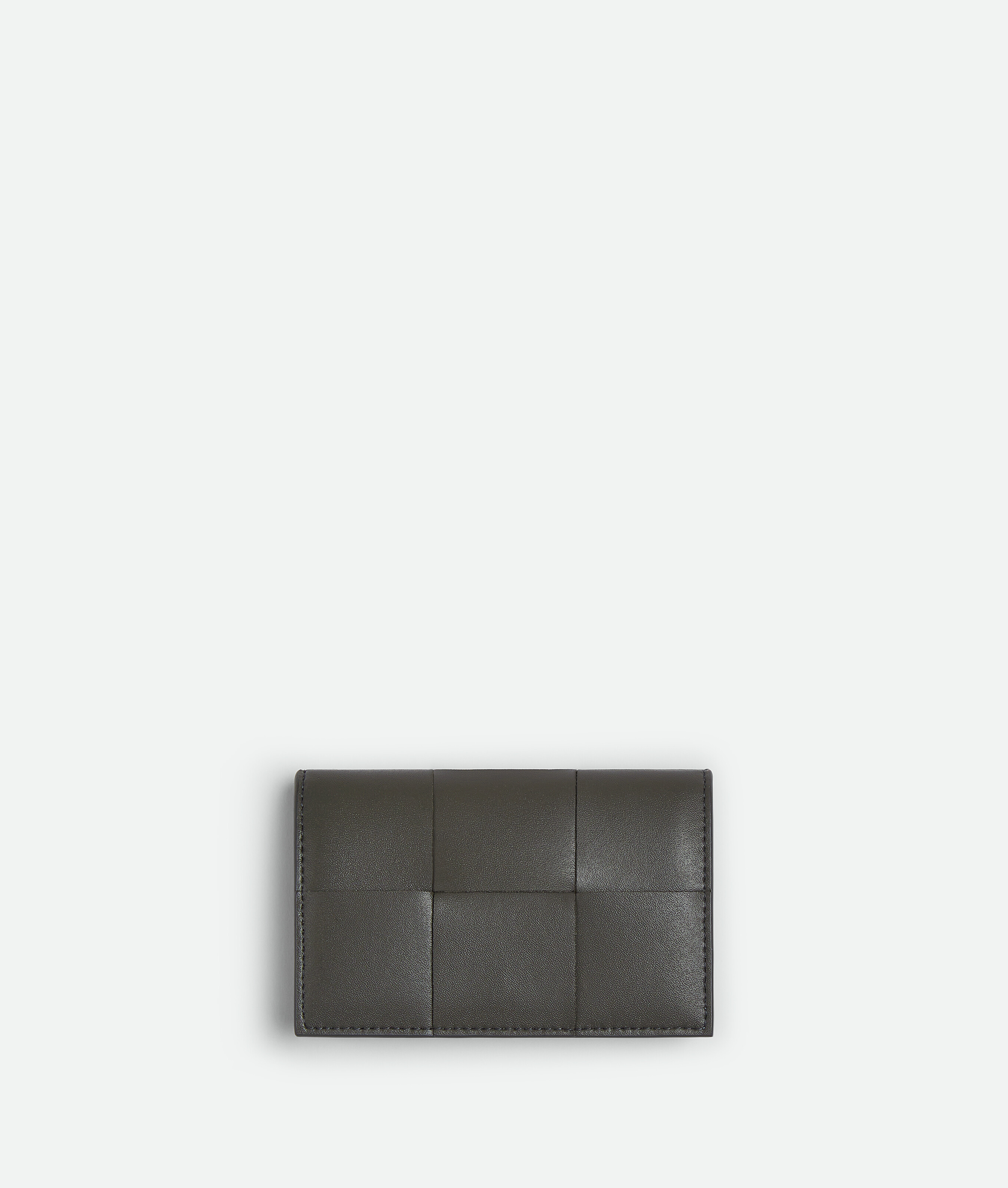 Bottega Veneta Bottega  Veneta Cassette Slim Business Card Case In Grey