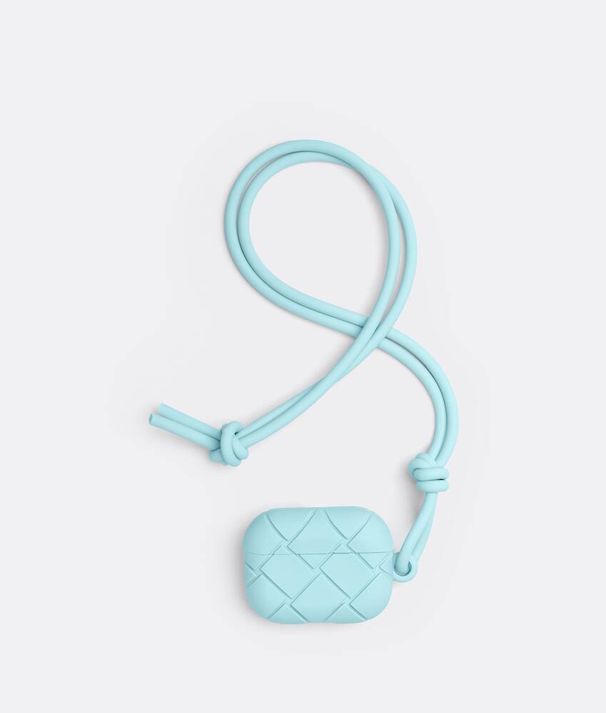 Bottega Veneta® Men's Airpods Pro Case in Pale Blue. Shop online now.