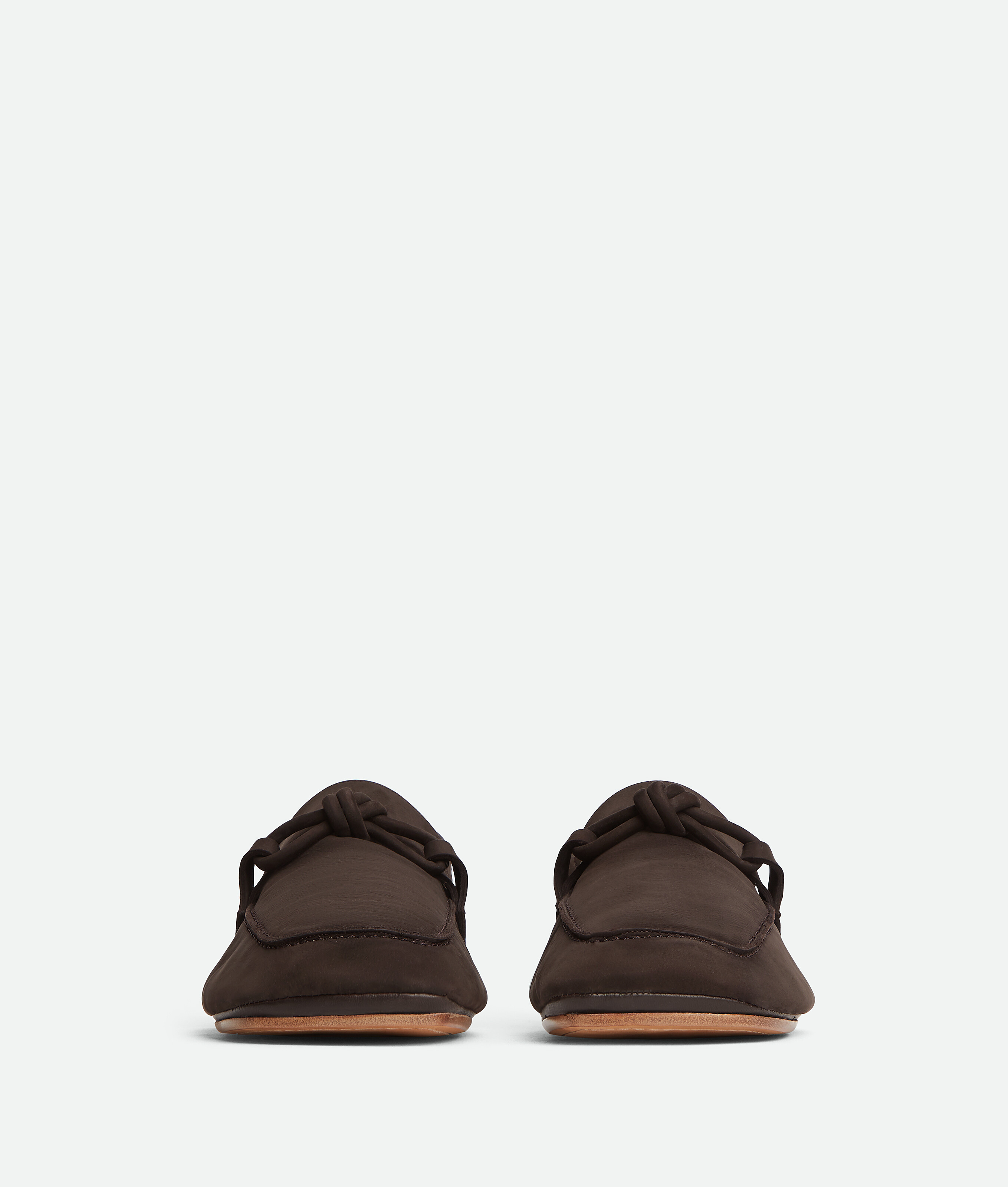 Bottega Veneta Daddy Suede Loafers In Fondant