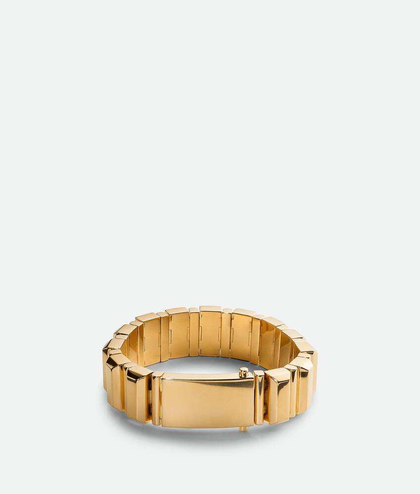 Bottega Veneta® Men's Watch Bracelet in Yellow Gold. Shop online now.