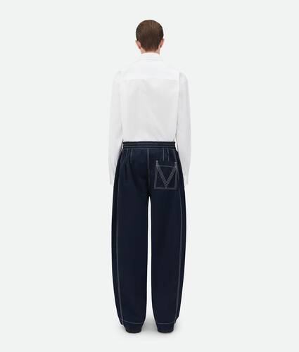 Elasticated Tech Nylon Trousers