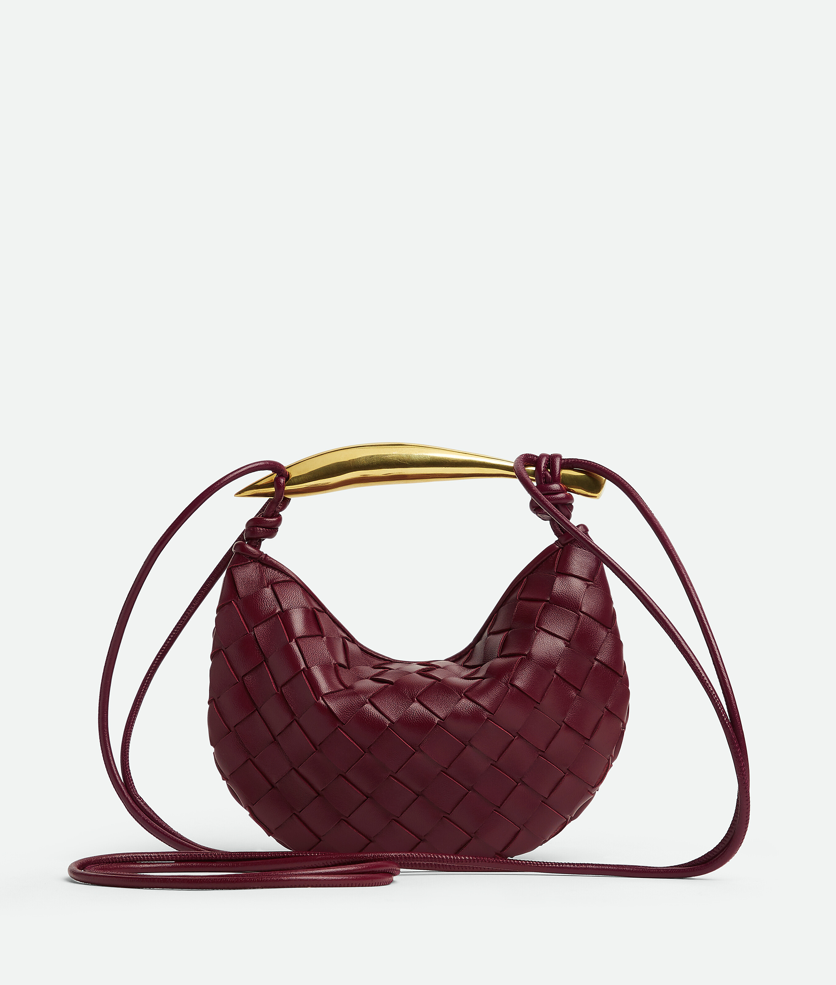 Bottega Veneta Mini Sardine In Bordeaux