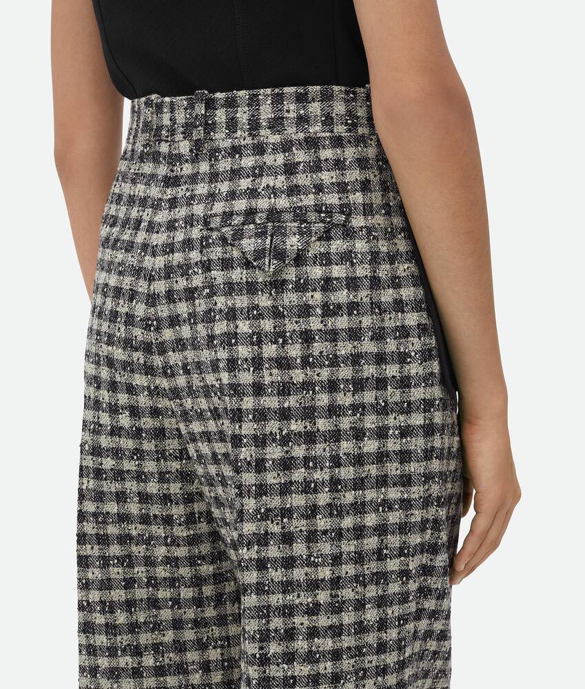 Display a large version of the product image 5 - Boucle Gingham Wool Trousers