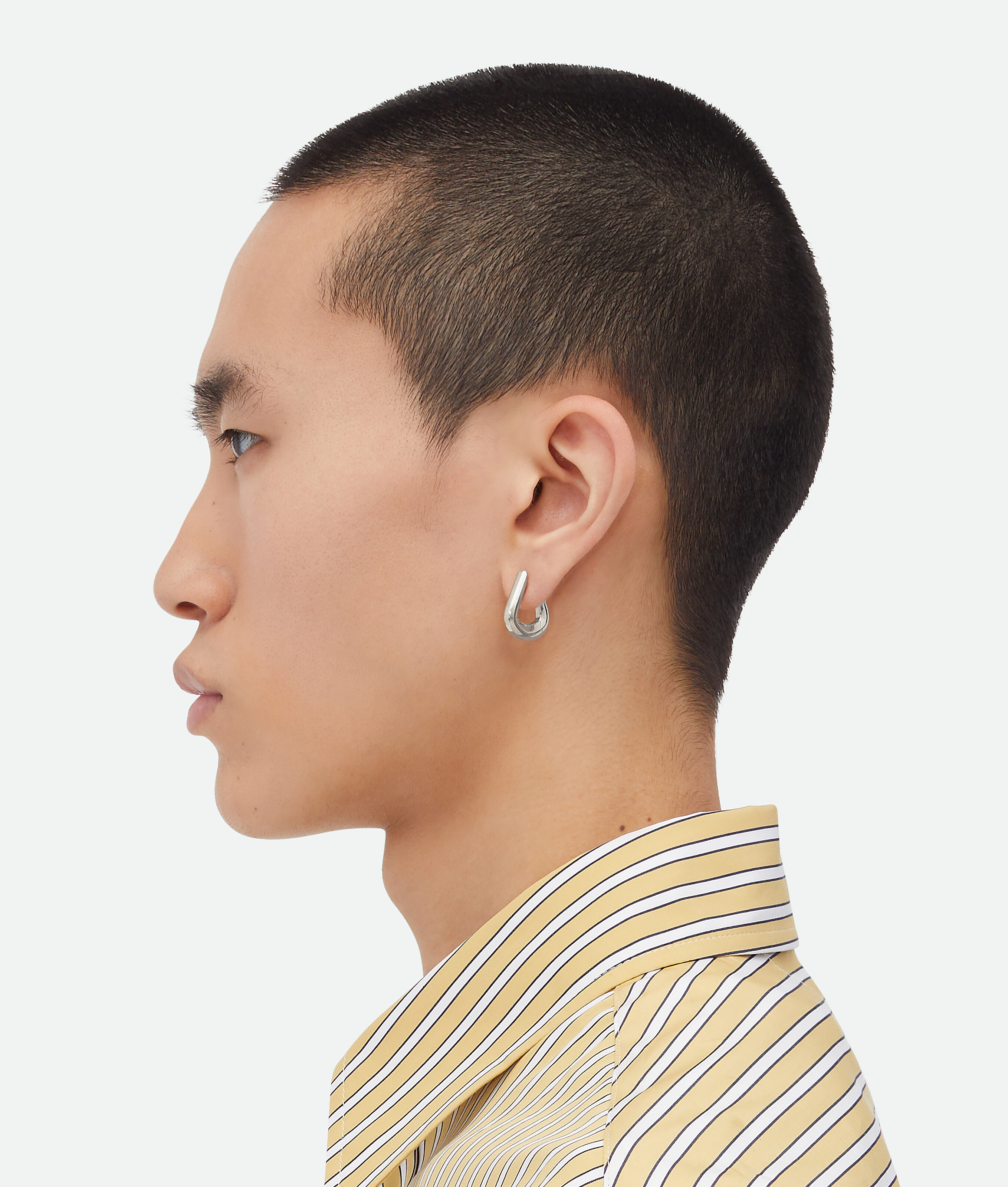 Bottega Veneta Fin Ohrringe In Silver