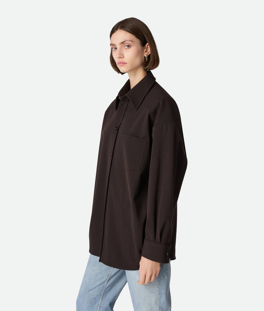 Display a large version of the product image 2 - Stretch Wool Shirt