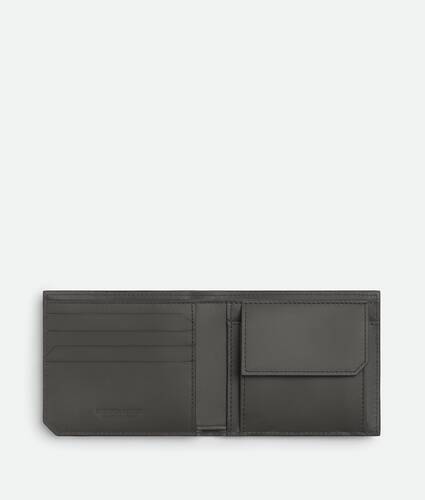 Intrecciato Piccolo Bi-Fold Wallet With Coin Purse