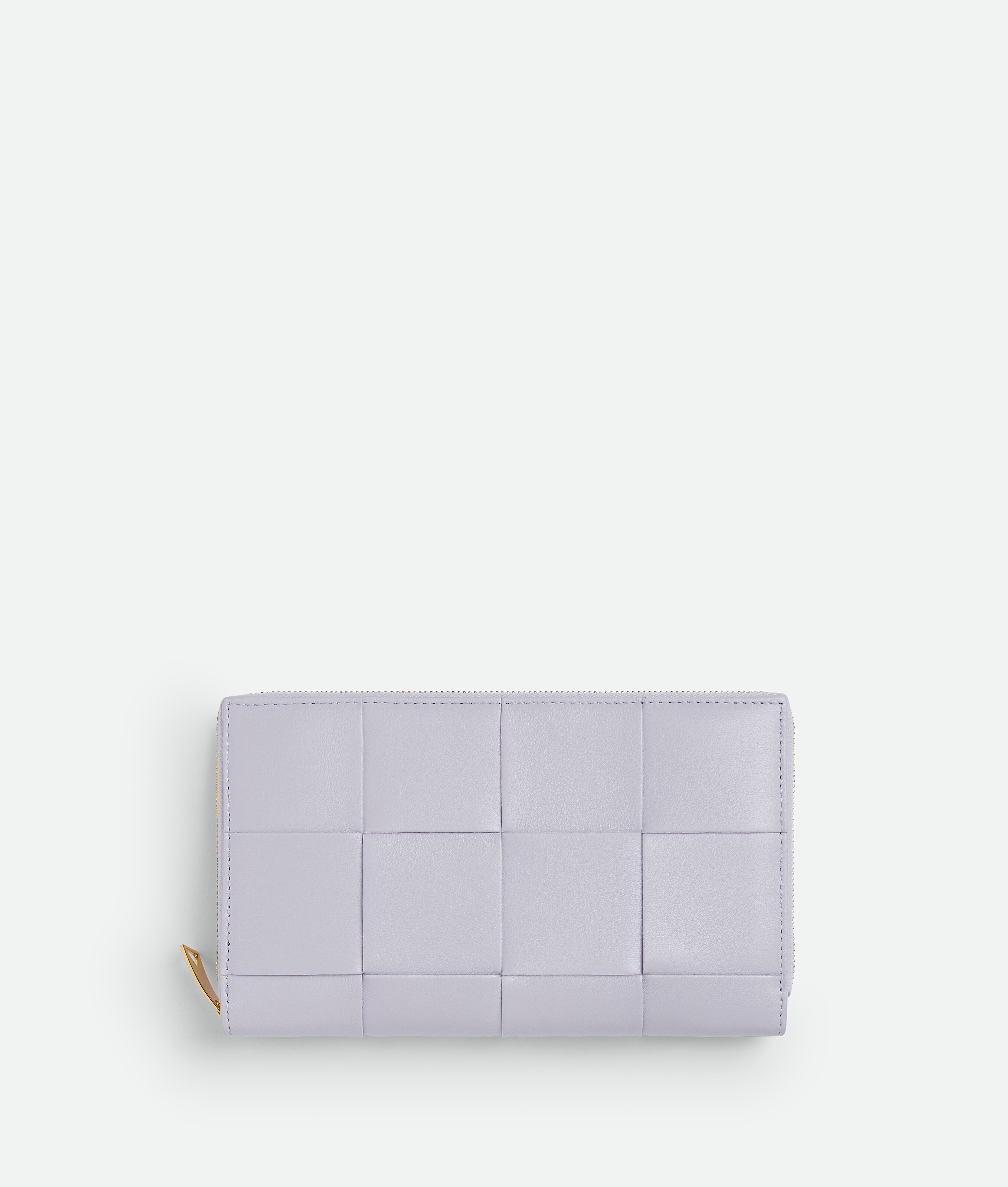 Bottega Veneta Cassette Zip Around Wallet In Purple