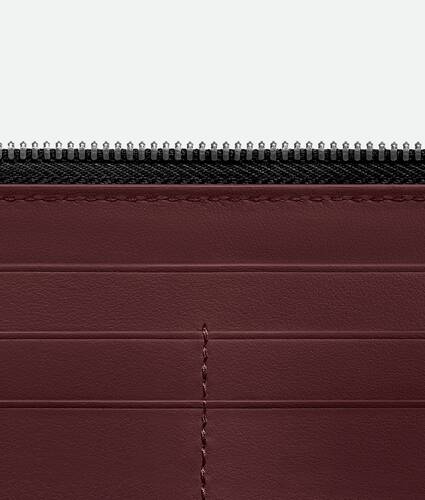 Intrecciato Zip Around Wallet