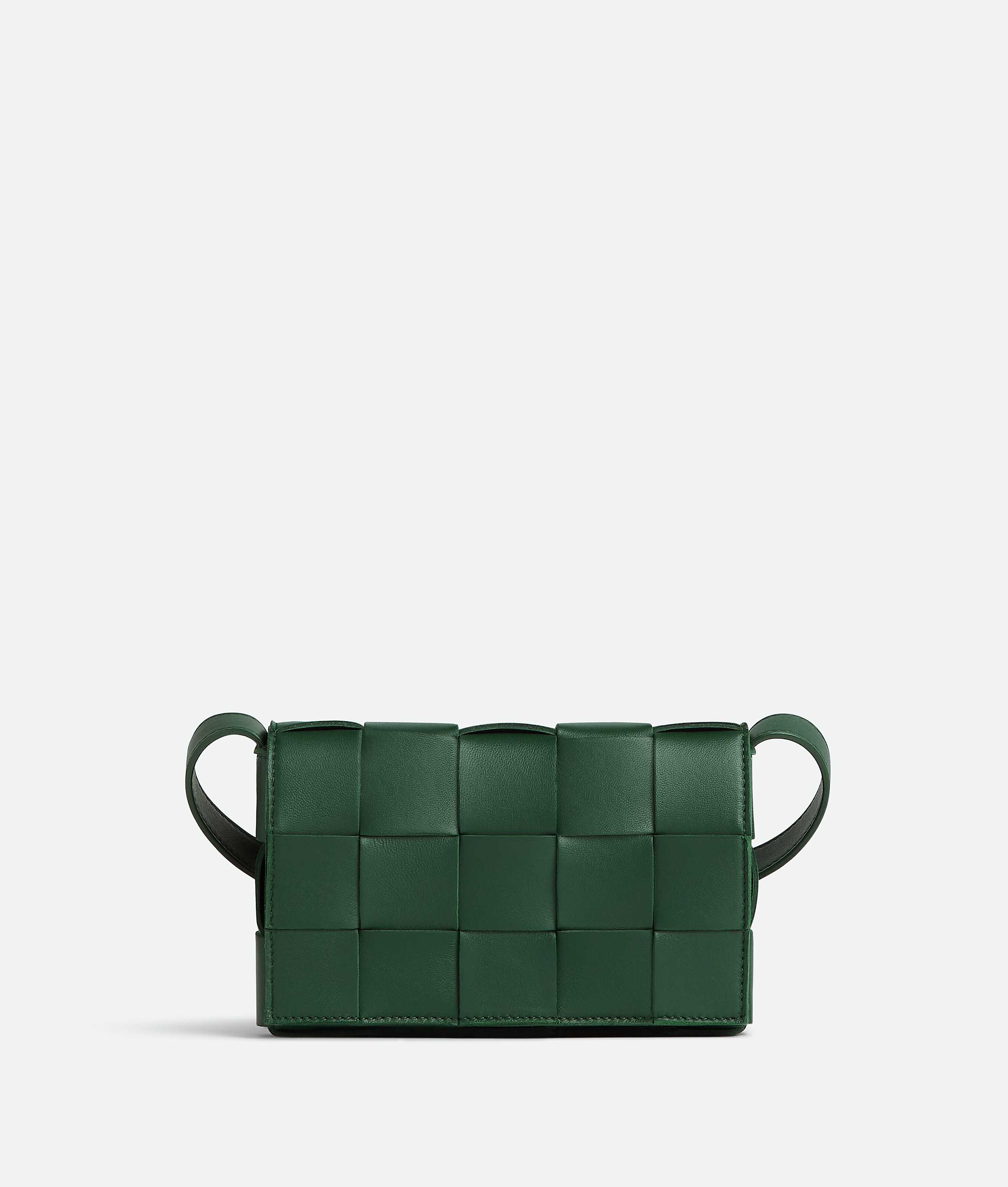 Bottega Veneta Kleine Cassette In Green