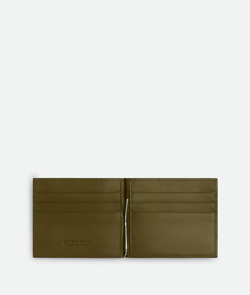 Display a large version of the product image 2 - Intrecciato Bill Clip Wallet