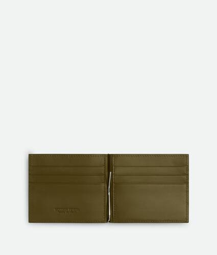 Intrecciato Bill Clip Wallet