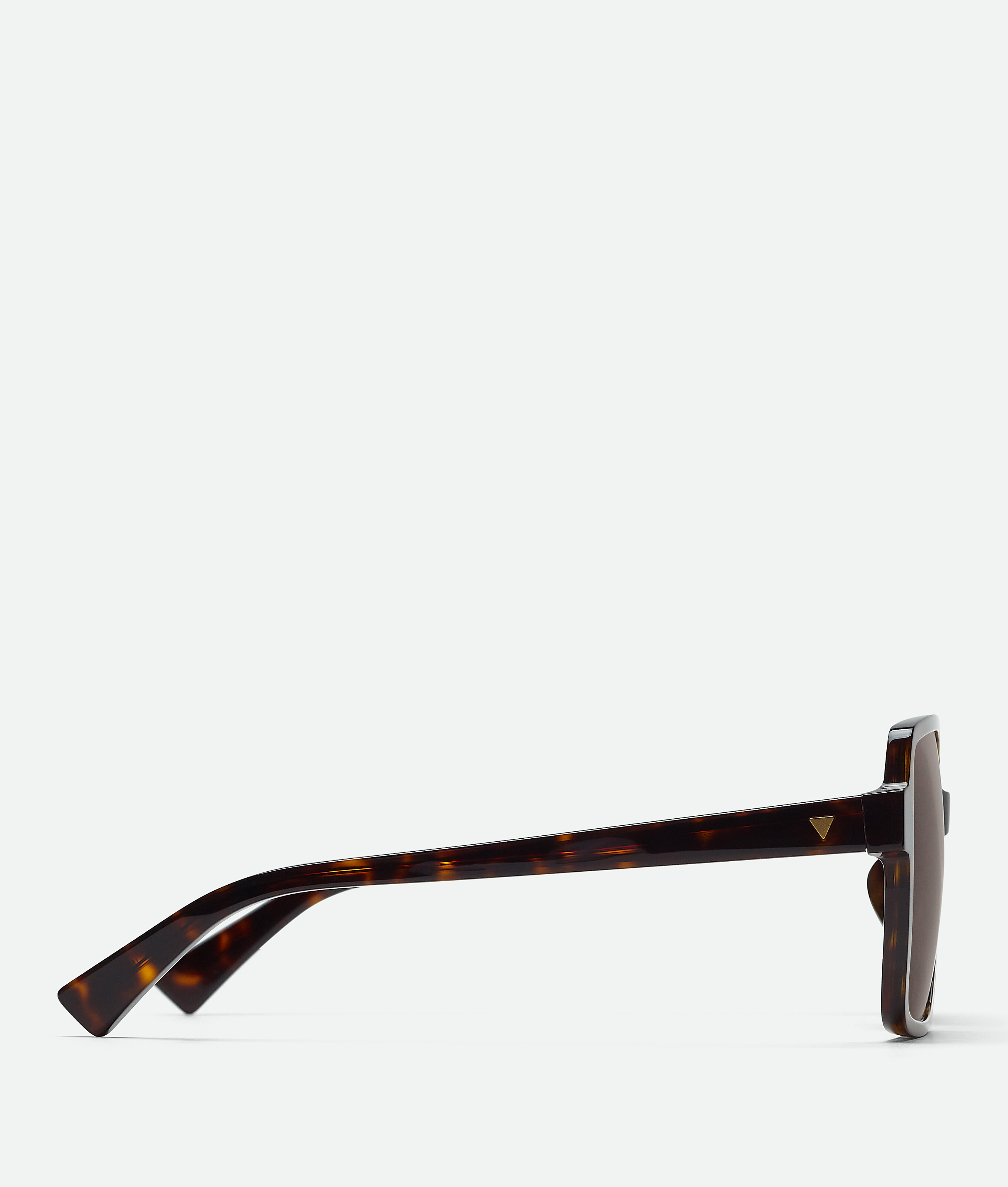 Bottega Veneta Quadratische Soft Sonnenbrille In Havana/brown