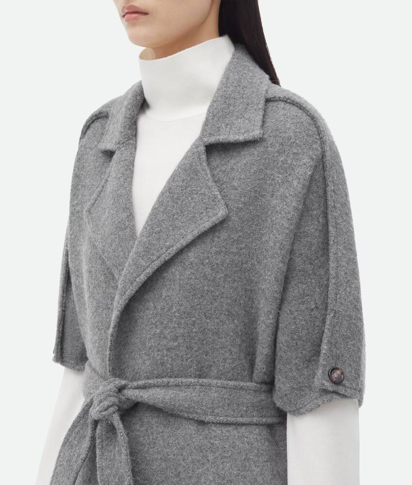 Display a large version of the product image 5 - Wool And Cashmere Sleeveless Coat