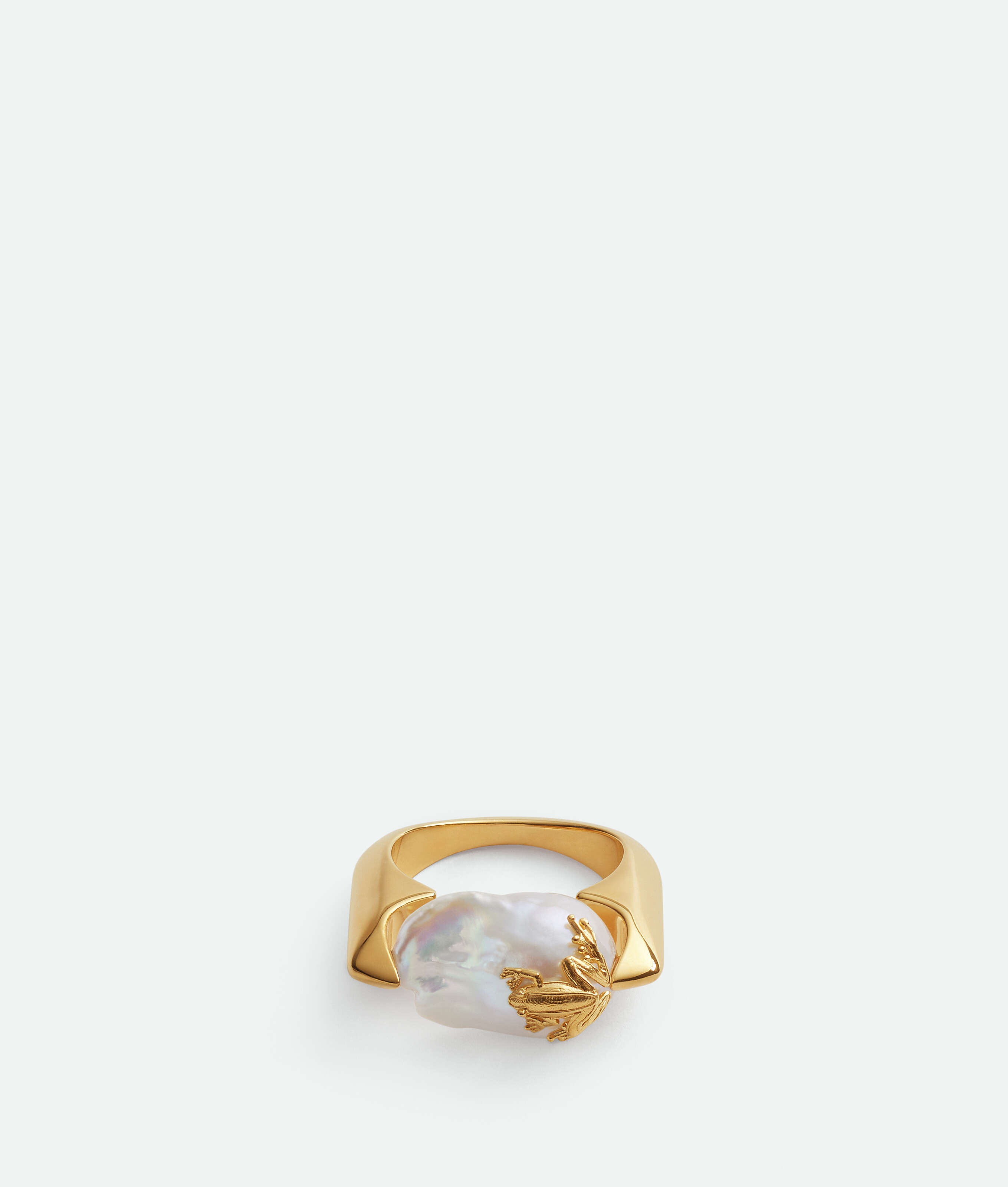 Bottega Veneta Rana Pearl Ring - Weiß - Damen - 18