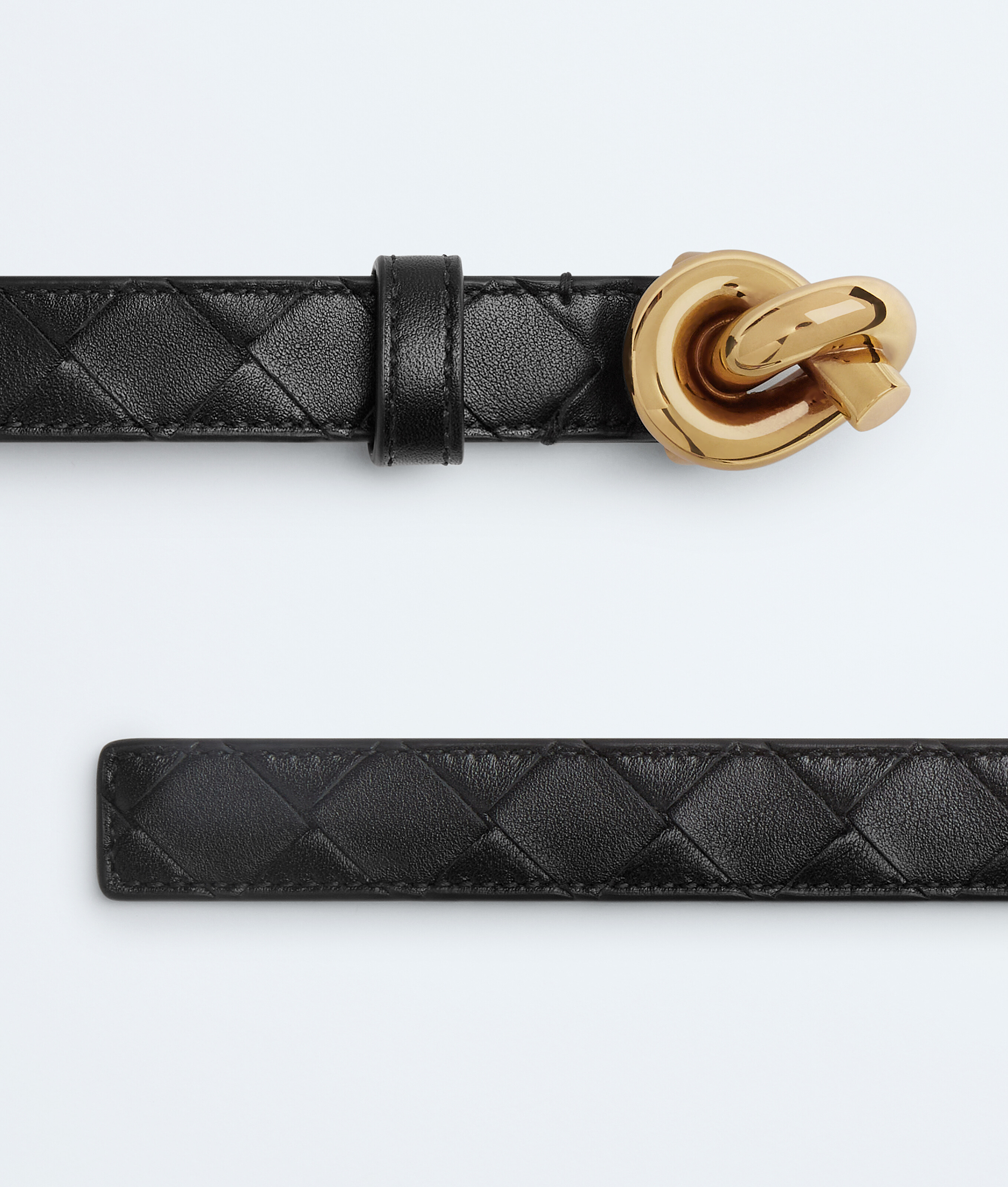 Women's Knot Belt in Black Bottega Veneta Japan EN - Image 4