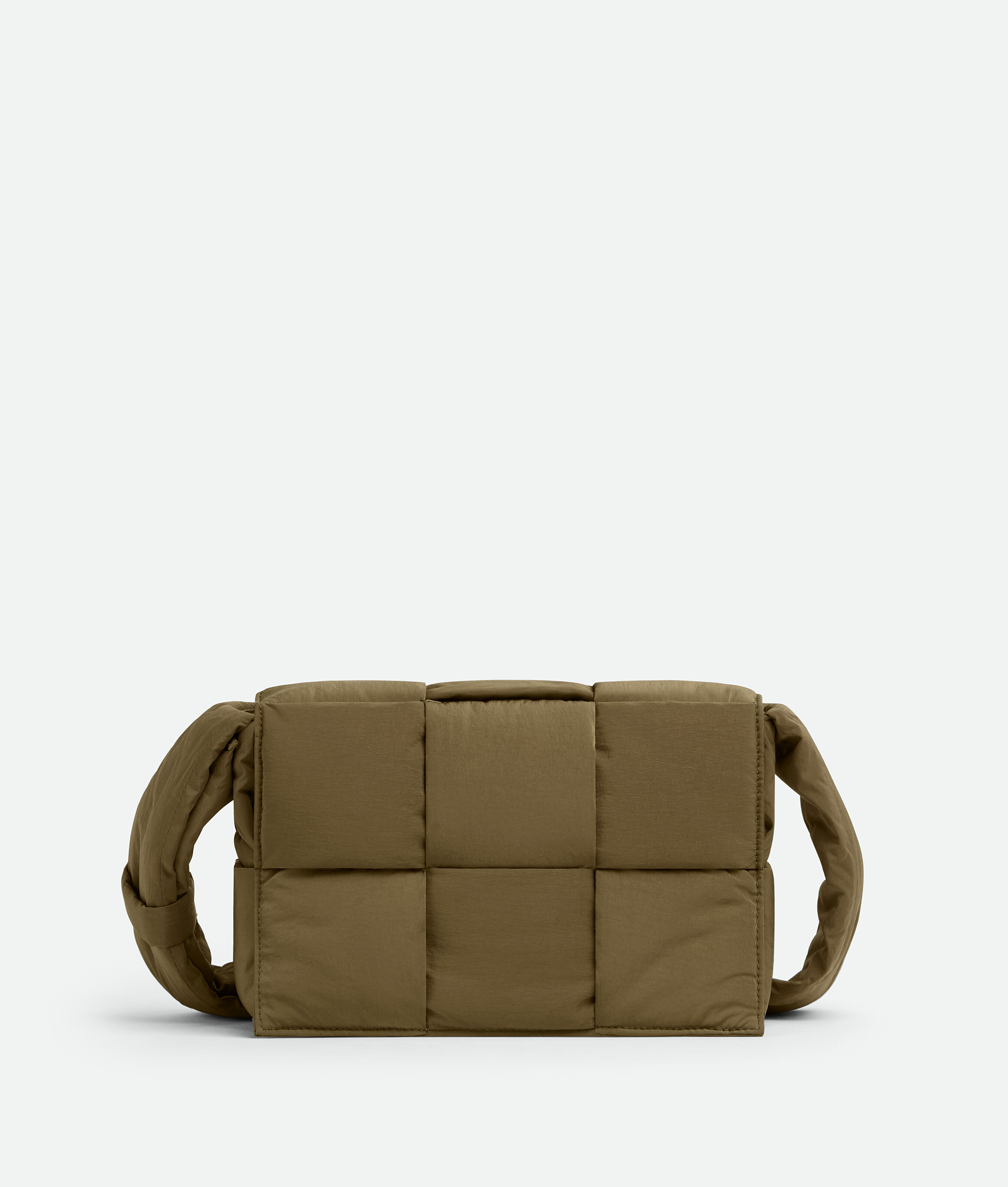 Bottega Veneta® Men's Small Padded Tech Cassette in Mud. Shop 