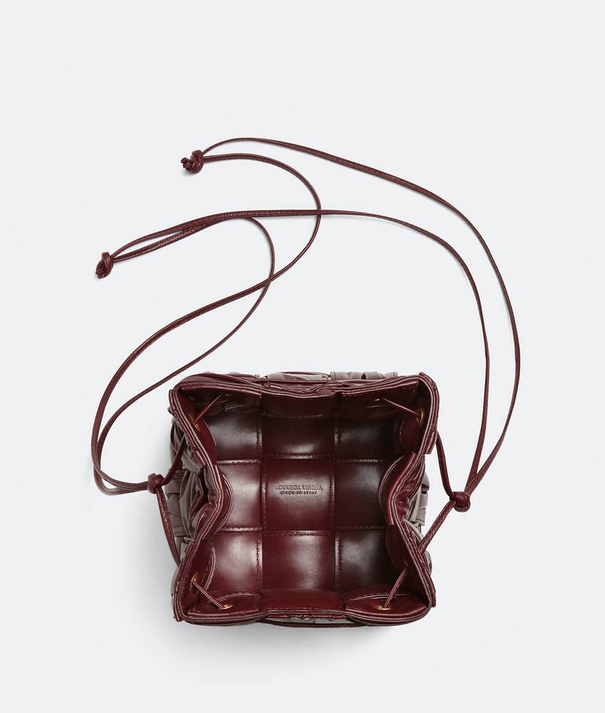 Small Cassette Cross-Body Bucket in brown - Bottega Veneta