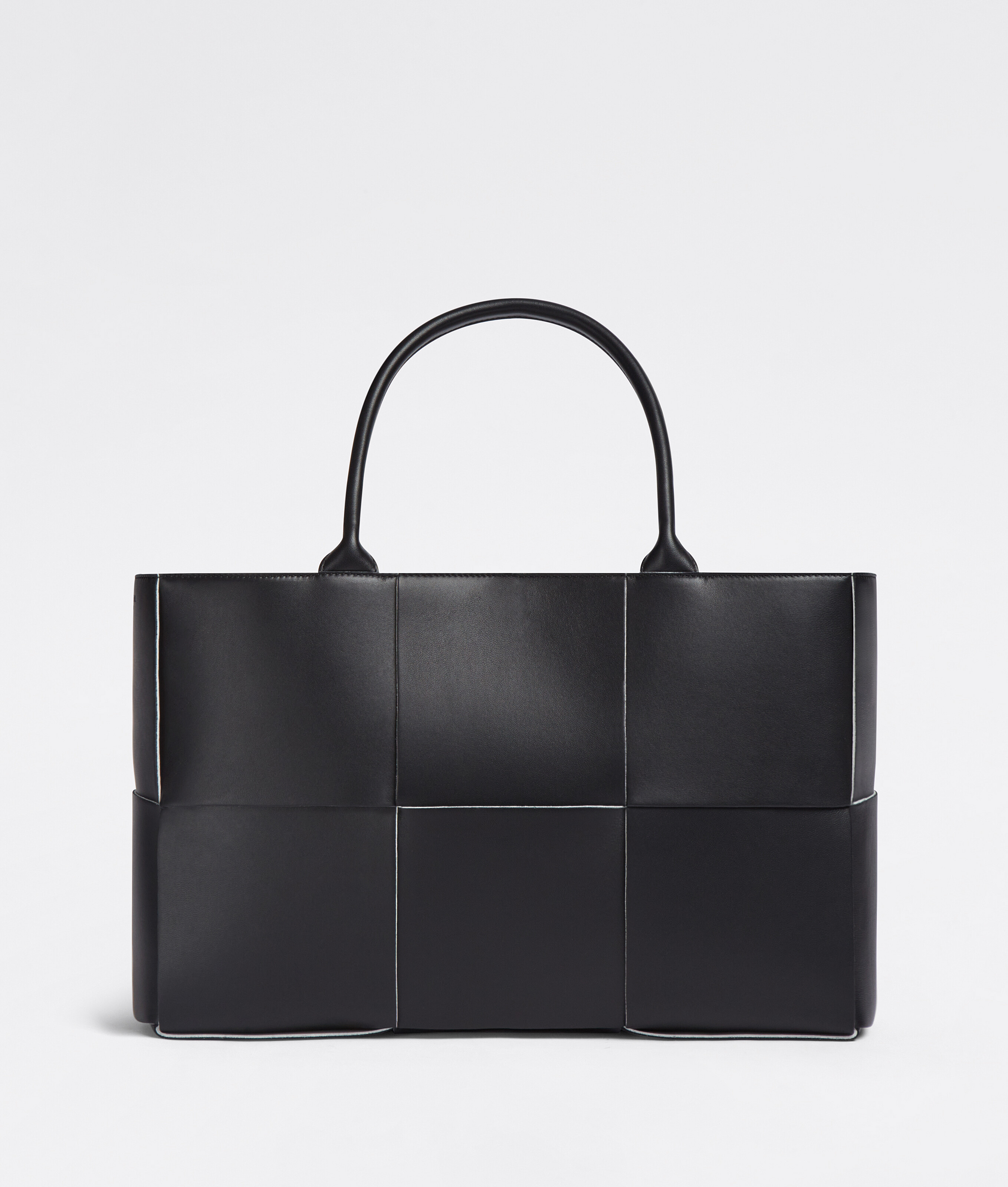 Bottega Veneta® Women's Medium Arco Tote Bag in Black / White 