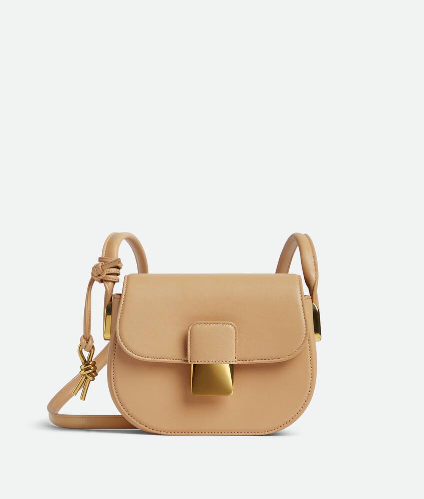 Mini Me Leather/Gold Shoulder Bag