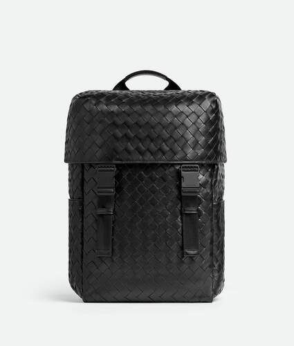Display a large version of the product image 1 - Intrecciato Flap Backpack