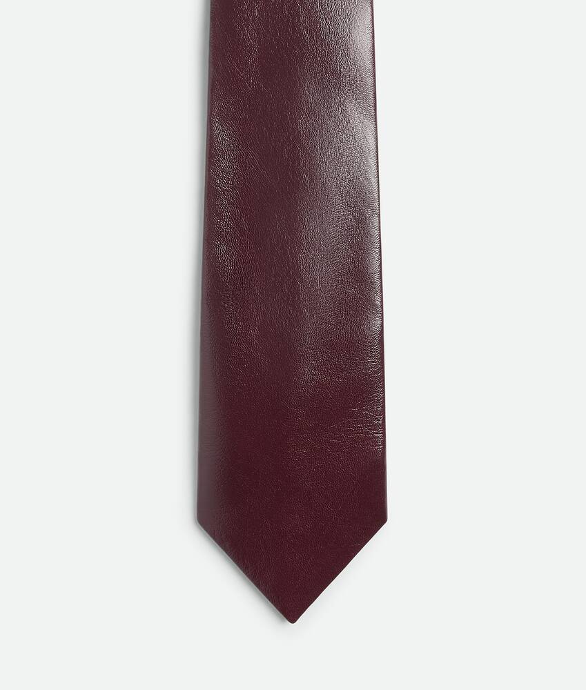 Bottega Veneta® Men's Shiny Leather Tie in Jam. Shop online now.