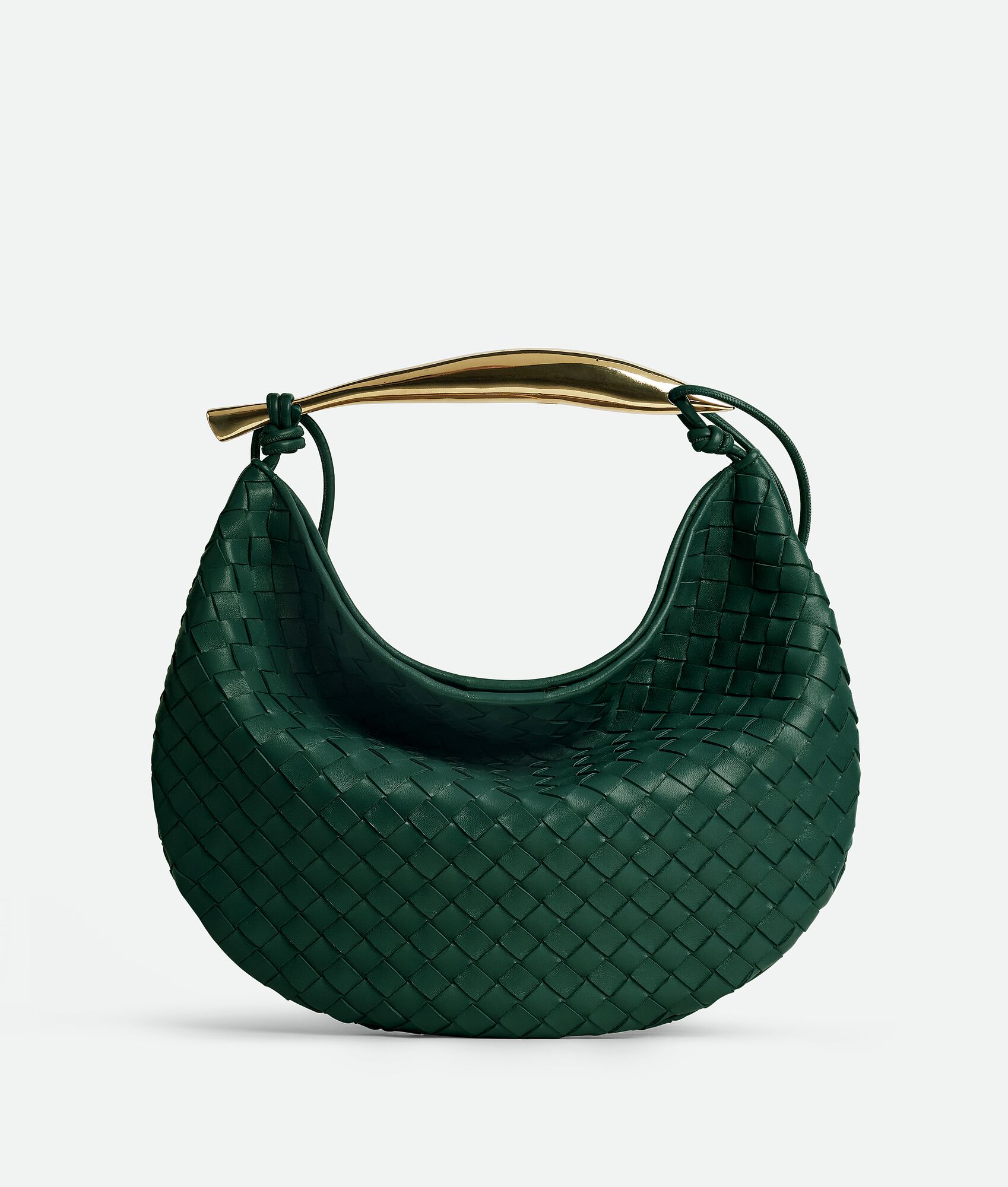 Bottega Veneta® Women's Medium Sardine in Emerald green. Shop online now.