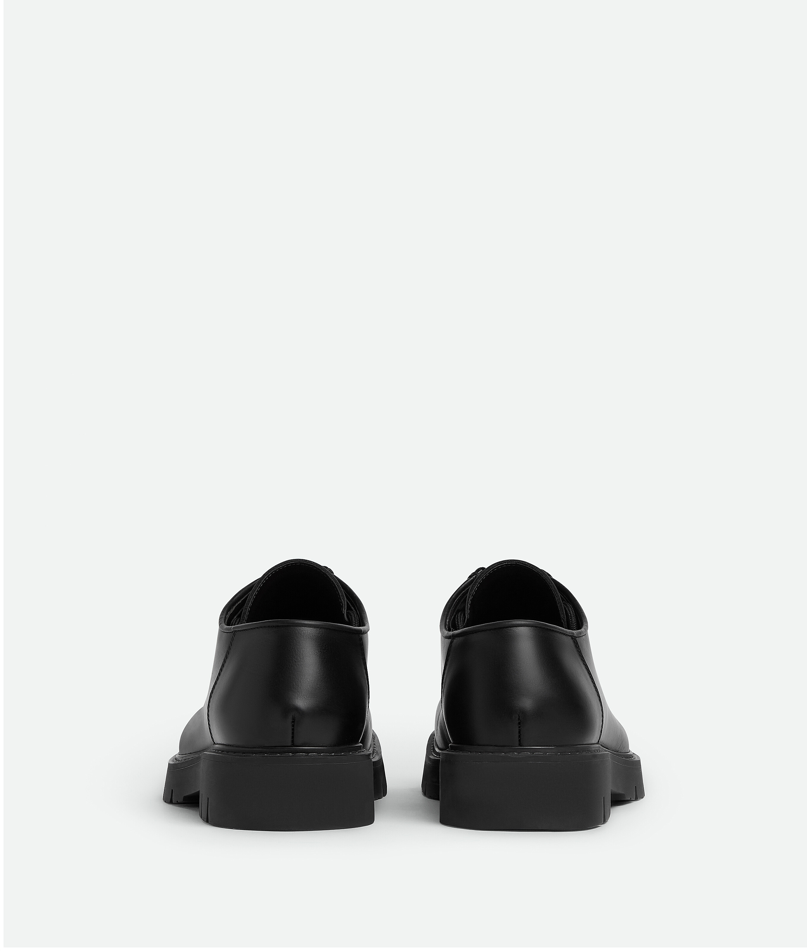 Bottega Veneta Haddock Lace-up Shoes In Black
